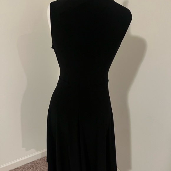 Black crossover dress with removable belts. Purchased at Marshall’s. - Picture 3 of 5